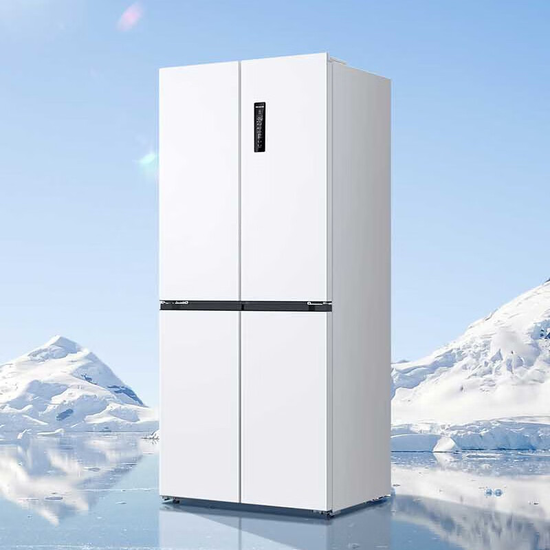 美菱(MELING) BCD-418WP9CZJC雪域白 418升冰箱超薄嵌入式冰箱白色高清大图