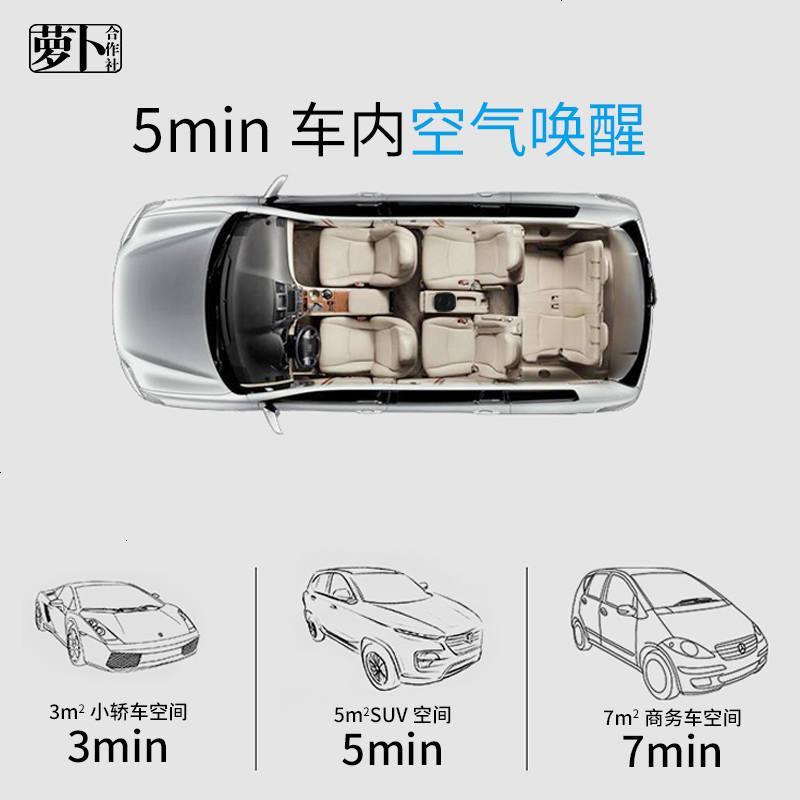 [萝卜合作社]AirClean车载空气净化器升级款除甲醛异味