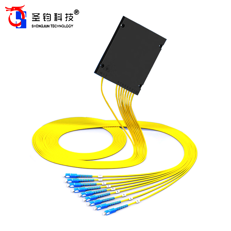 圣钧科技SHENGJUN TECHNOLOGY 分光器 FC/SC一分八 +台
