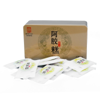 东阿百年堂阿胶糕 木糖醇型血珀天胶固元糕 280g *2盒/提(礼袋)即食阿胶膏组合装560g