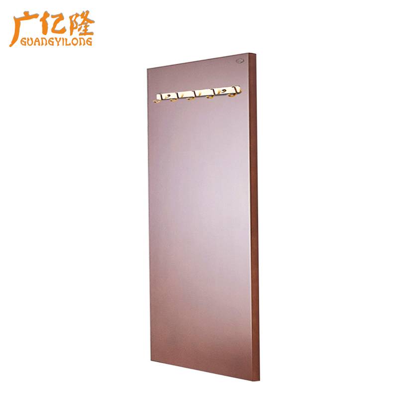 广亿隆木质挂衣板公寓挂衣背板衣帽墙板挂衣帽架高清大图