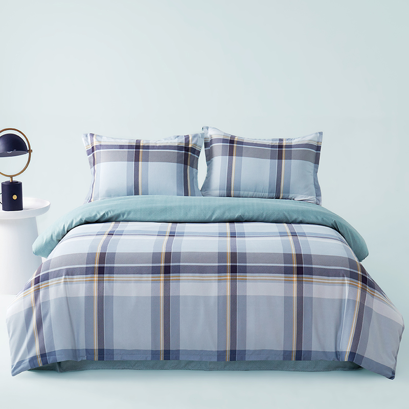 Z.M.N.(法国啄木鸟)云归棉涤磨毛四件套-雷瓦ZHT-0040高清大图