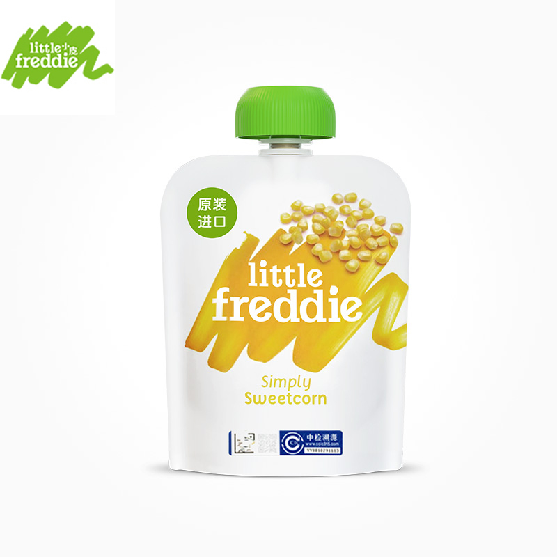 little freddie甜玉米泥 70g 袋装 果蔬泥 原装进口宝宝婴儿辅食 适用年龄6个月以上
