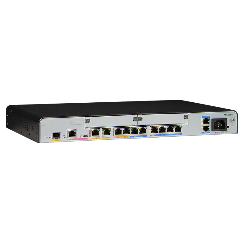 华为(HUAWEI)AR1220EC 企业多WAN口千兆路由器 +1千兆光口WAN