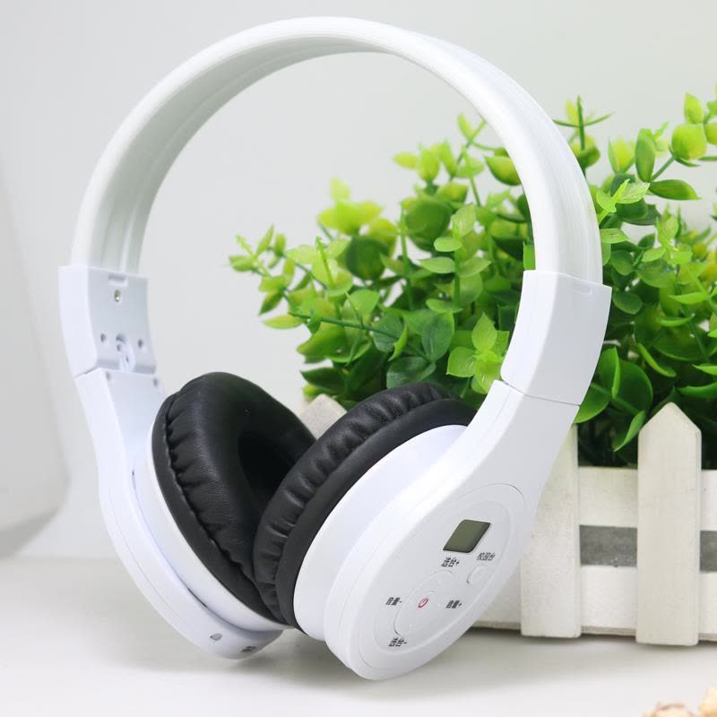 白色耳机+手机线+电池 官方标配 奥烁i8 四六级听力耳机调频英语无线蓝牙耳机头戴式四级考试专图片