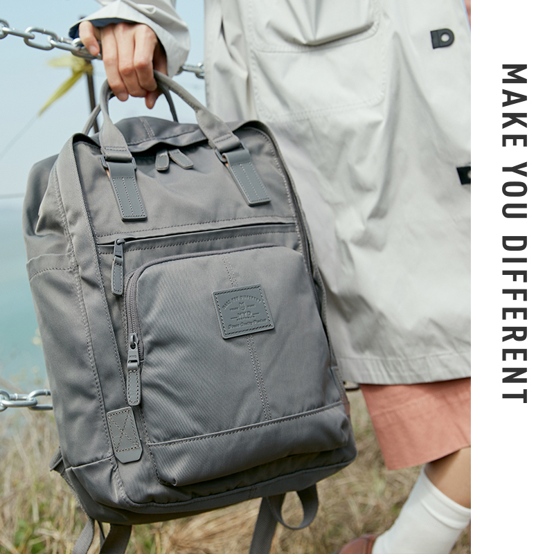 myd冰淇淋纯色系列双肩包女原宿日系百搭电脑背包高中初中生大学生