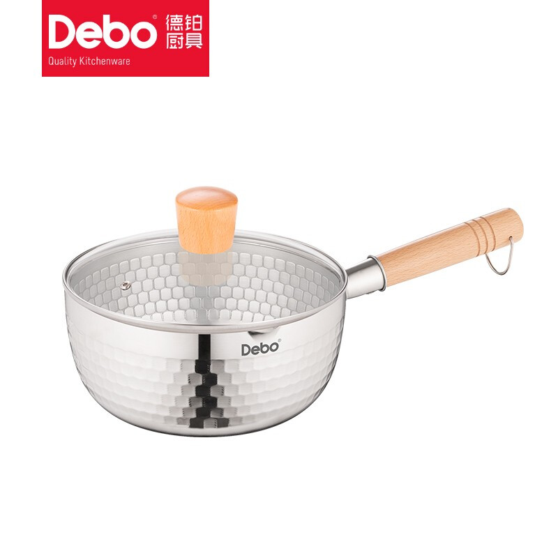 德铂(Debo)达芙妮达芙妮不锈钢奶锅电磁炉明火通用DEP-803高清大图