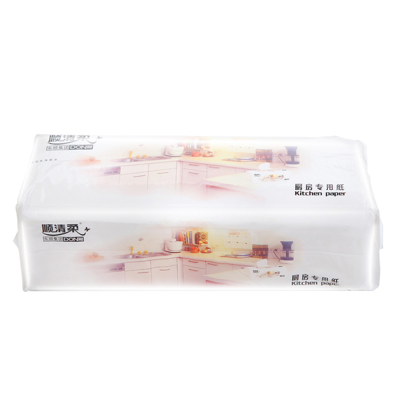 顺清柔 厨房用纸 抽取式100张*3包/提