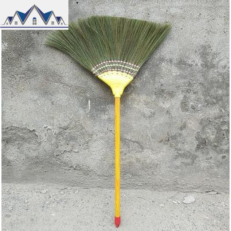 .大扫帚扫马路竹子学校园林竹叶坪竹制环卫工竹扫帚家用耐用加 三维工匠 加大芒草扫把【1把】