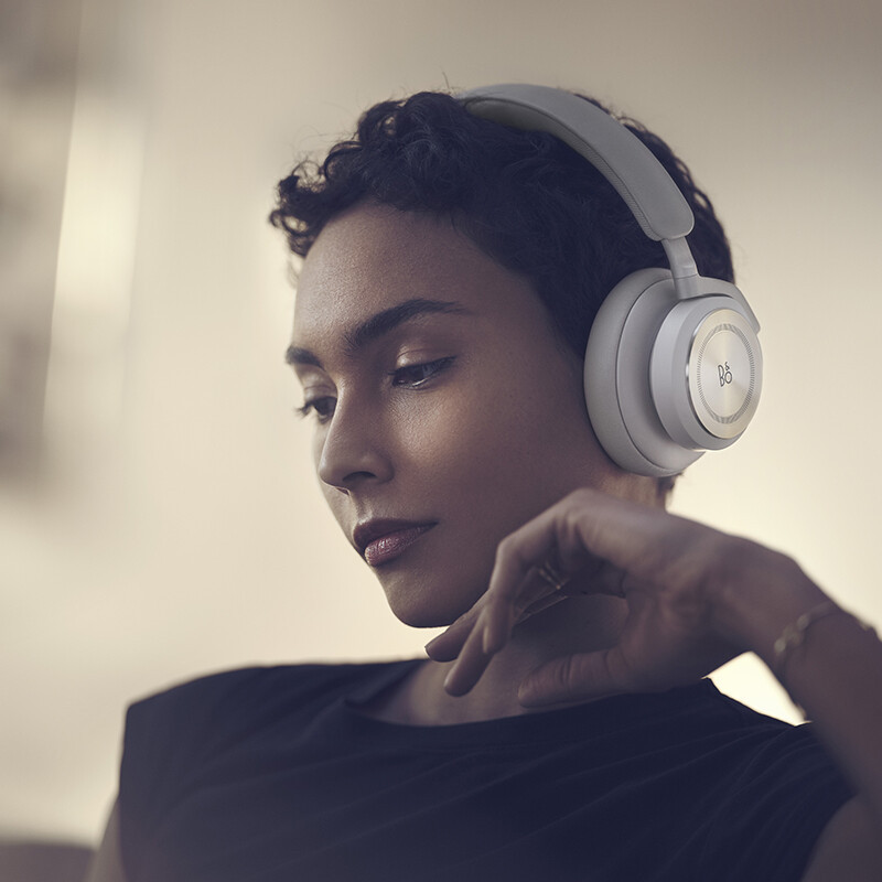 bobeoplayhx头戴式蓝牙无线耳机自适应主动降噪音乐耳机耳麦灰色