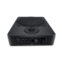 车载低音炮超薄喇叭座椅改装有源大功率重低音12V24V专用汽车音响 浅灰色10寸12V升级高配