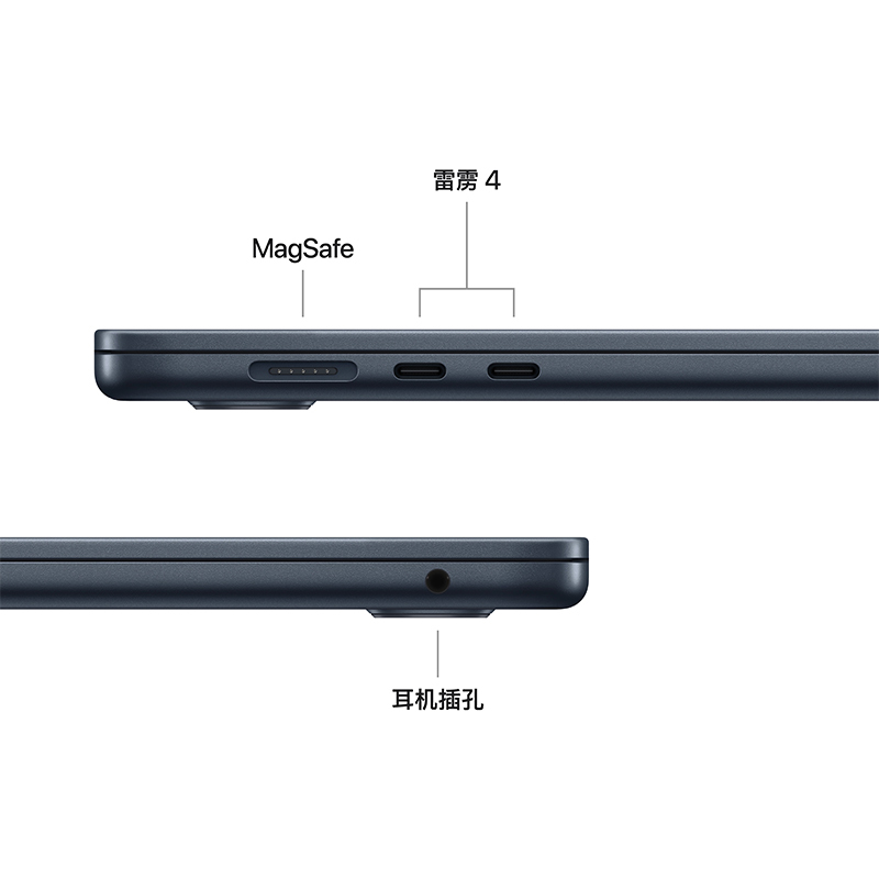 Apple 2025款 MacBook Air 15英寸 M4(10+10核) 16G 256G 午夜色