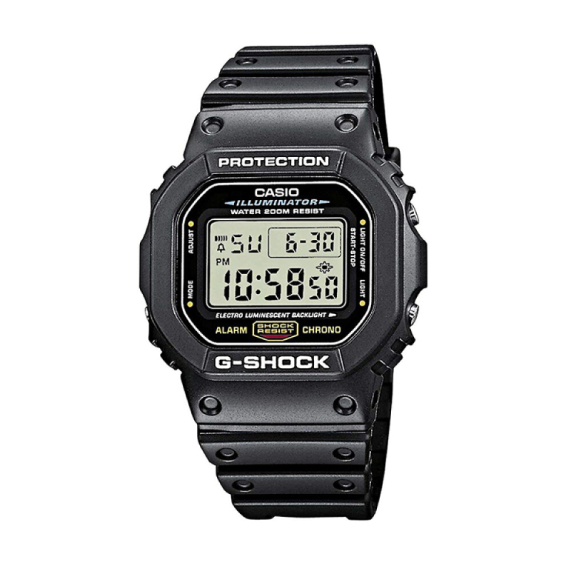 卡西欧 CASIO G-SHOCK 头文字D DW-5600E-1V 石英男表