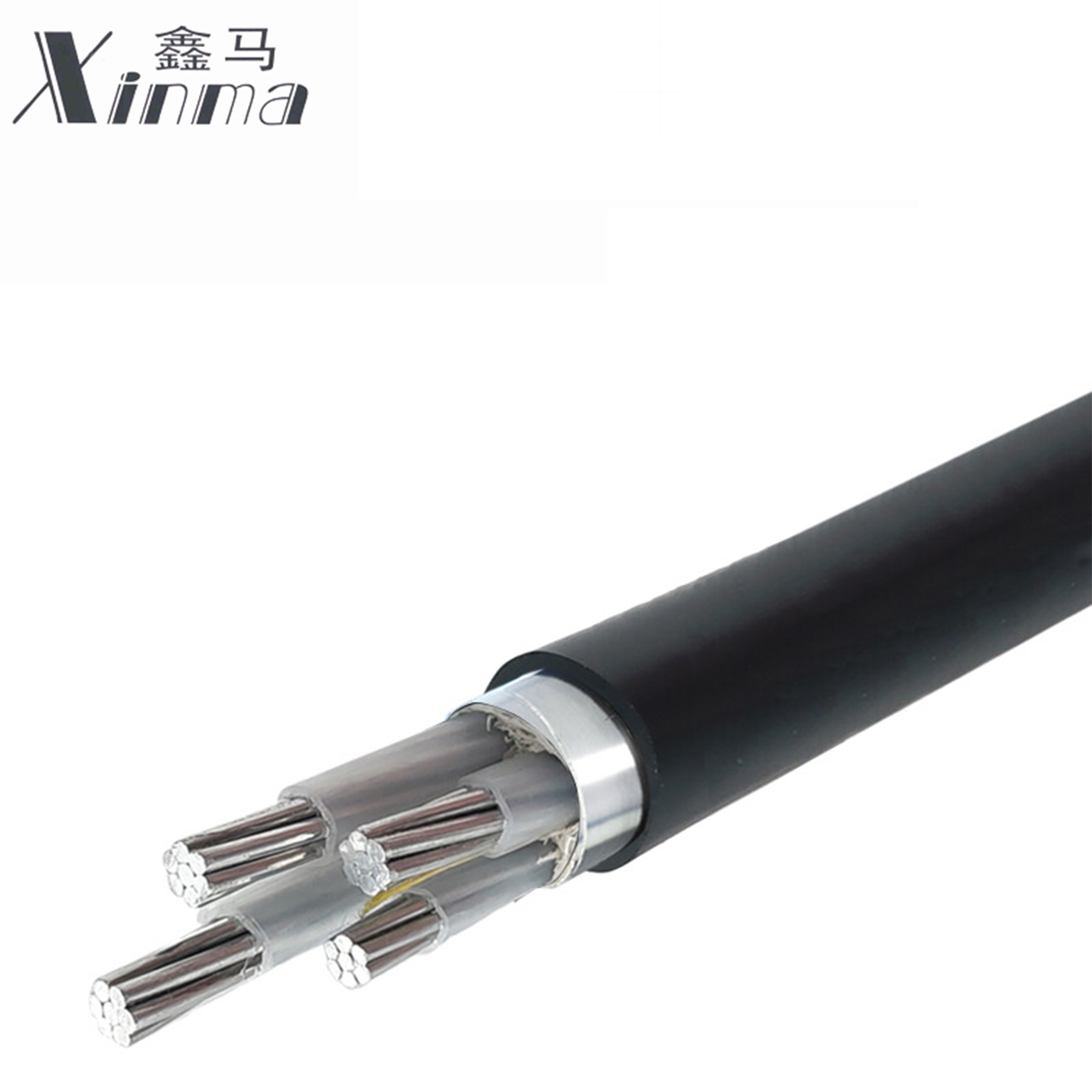 鑫马 低压铝芯铠装电缆 ZC-YJLV22 0.6/1KV 4×16mm² 米高清大图