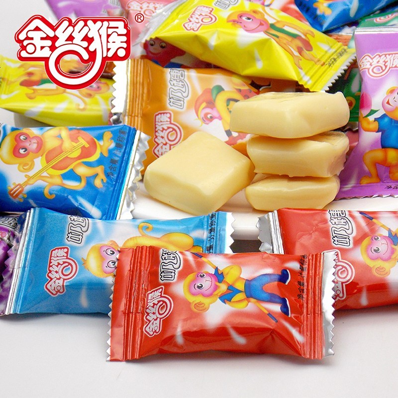 金丝猴 小镀铝牛奶糖散装婚庆喜糖童年怀旧小食结婚糖果