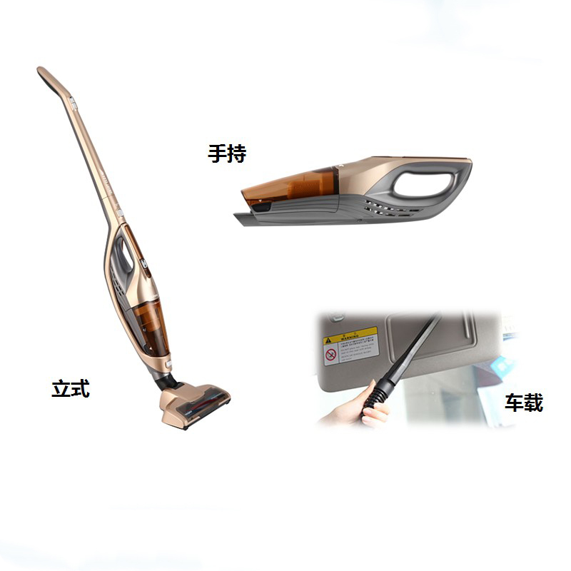 海尔（Haier)吸尘器HC-LB5125G无线 双电机 手持立式车载三合一 锂电池 旋风集尘系统前置LED照明灯吸尘器