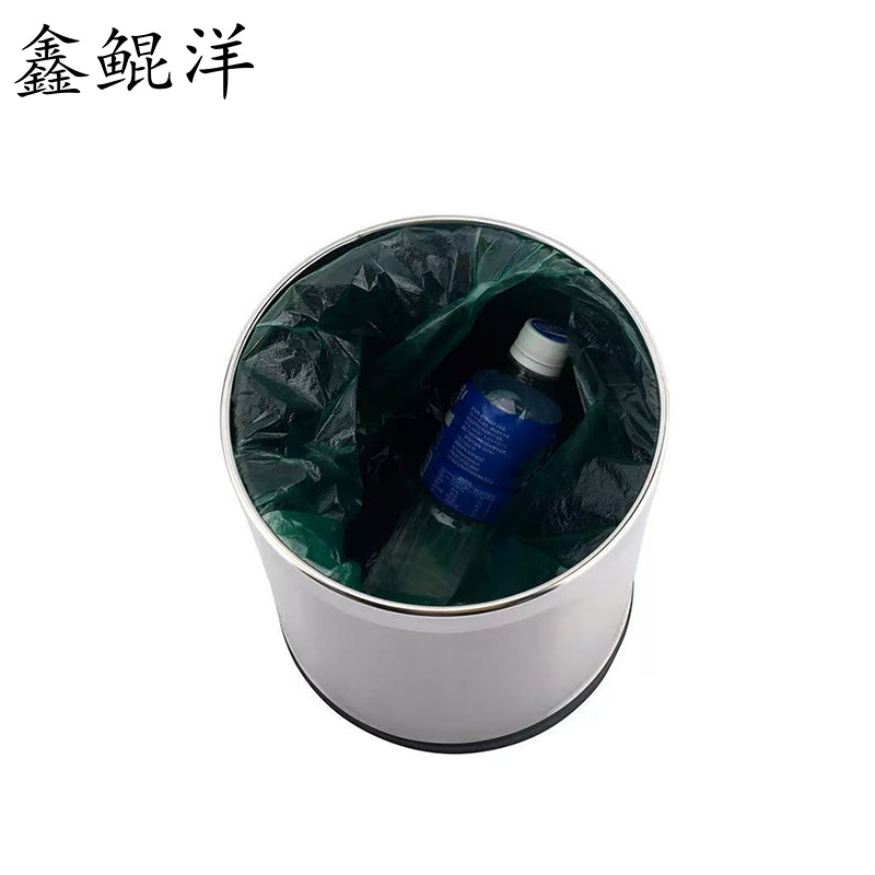 鑫鲲洋 不锈钢垃圾桶 10L 个高清大图