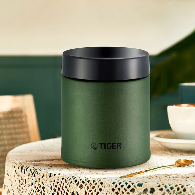 虎牌(tiger) 500ml双层不锈钢真空便携保温焖烧杯MCJ-K50C 苔林