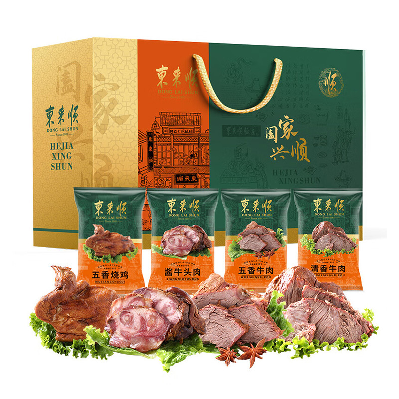 东来顺 阖家兴顺 熟食礼盒1150g