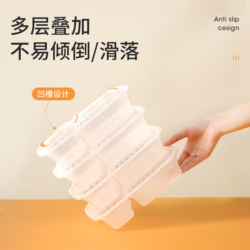 美丽雅(maryya)67509 分格餐盒(5个入) 一次性饭盒食品级分格餐盒带盖加厚便当打包盒 201055高清大图