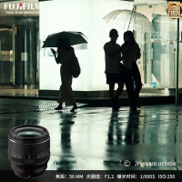 [新品]FUJIFILM/富士XF56mm F1.2 R WR 二代 中焦定焦镜头 大光圈人像镜头 虚化锐度强 标配