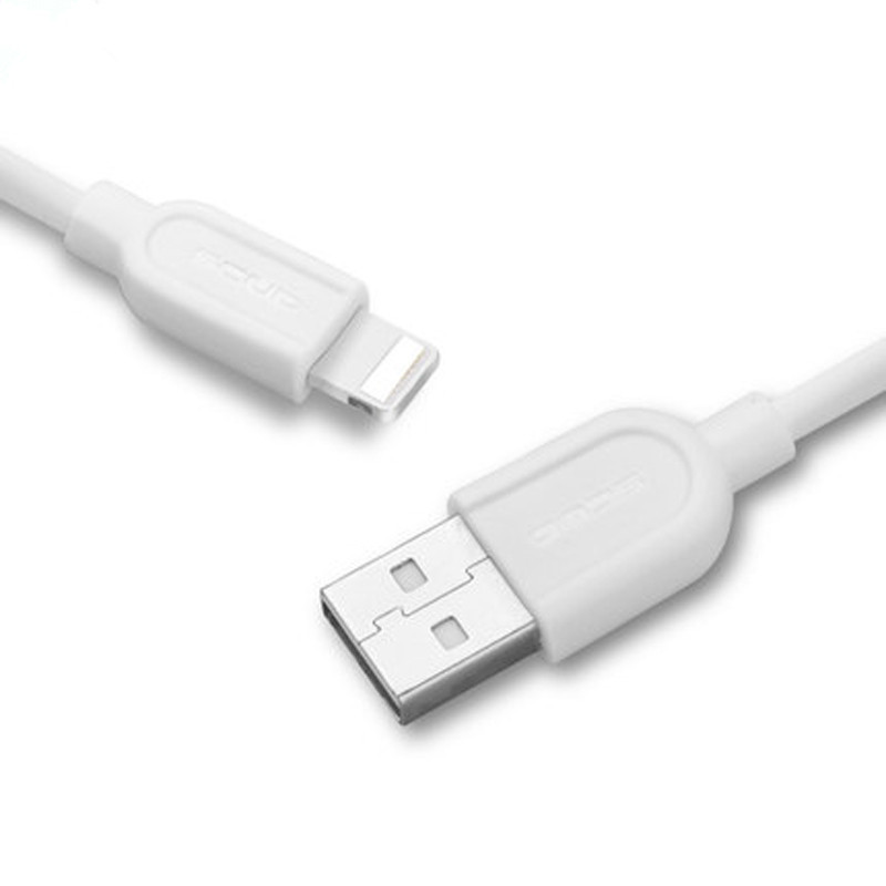 两根!两根!毛腿SCUD iPhone 苹果Lightning接口 USB2.0 1M长 白色数据线 Ui101