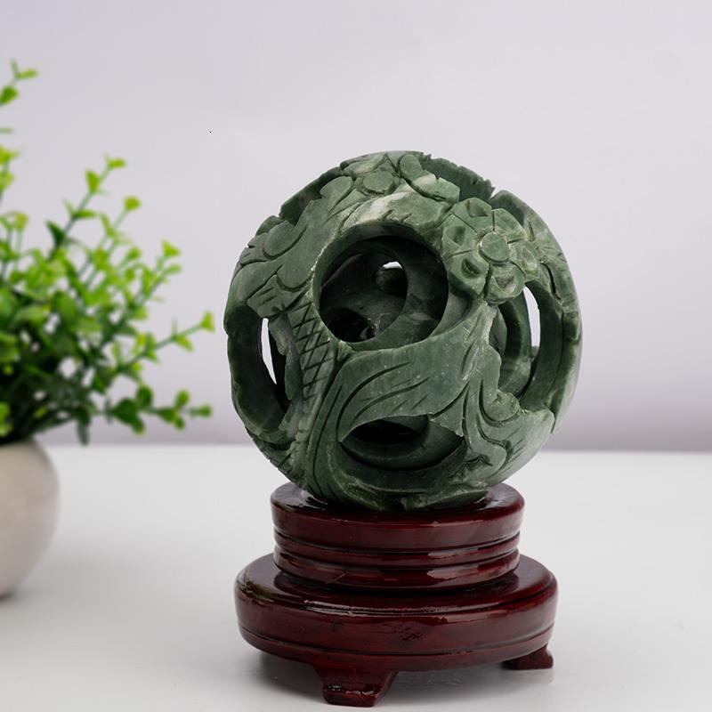 家柏饰(CORATED)玉石球球玲珑球家居摆件装饰品高清大图