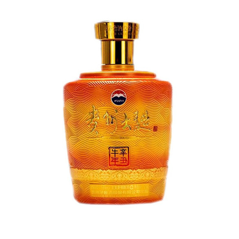 贵州大曲生肖酒 53度 牛年生肖纪念酒 收藏纪念酒 2.5L*1坛 酱香型白酒