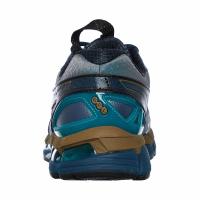 亚瑟士(ASICS)亚瑟士男士跑鞋Gel-Kayano20复古蓝绿拼色专业缓震