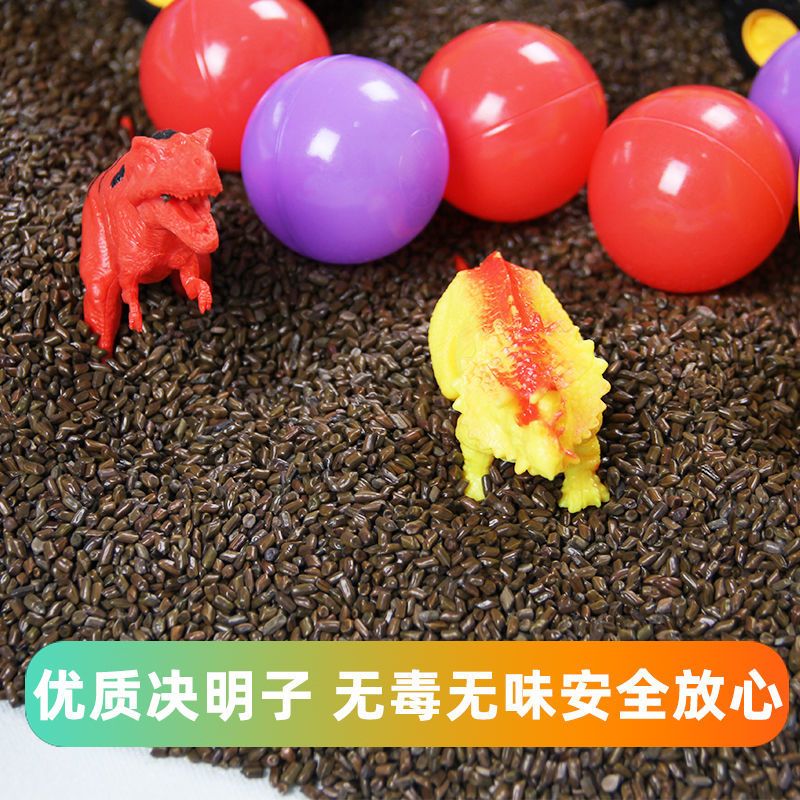 决明子玩具沙 彩石沙 雪花沙仿瓷沙儿童沙滩玩具假沙子玩沙挖沙子 5斤彩石沙