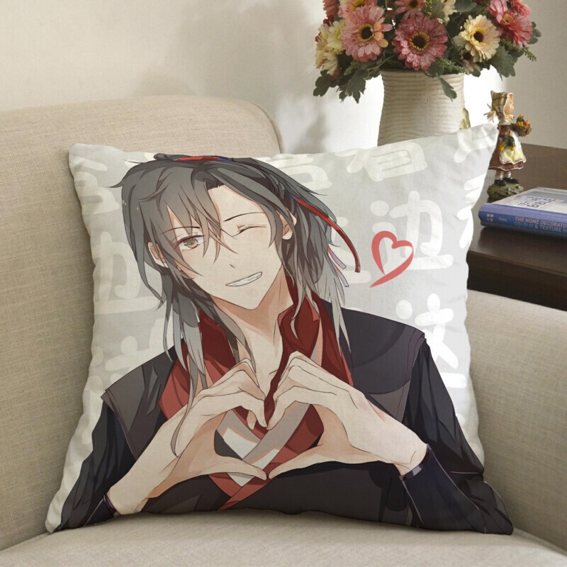 魔道祖师周边抱枕定制蓝忘机魏无羡夷陵薛洋金光瑶古风同人