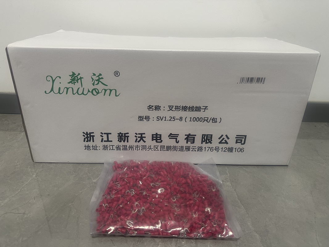 新沃 XINWOM 叉形接线端子(请备注颜色) SV1.25-8 (1000只/包) 包高清大图