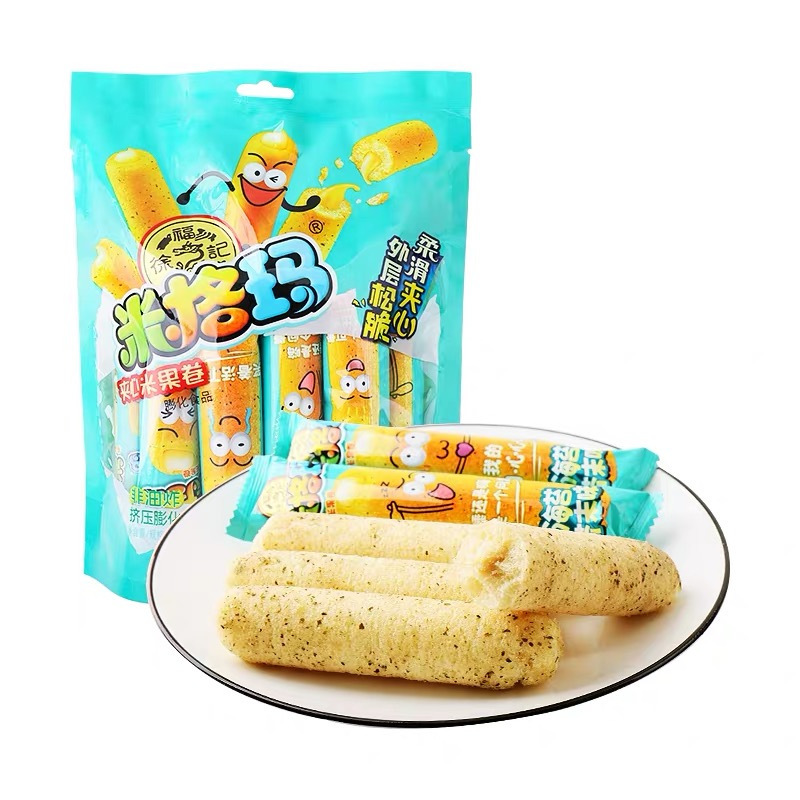 徐福记海苔芥末米果卷90g