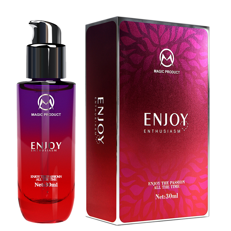 魔品Enjoy情趣高潮液增强凝露30ml搭配仿真阳具电池款