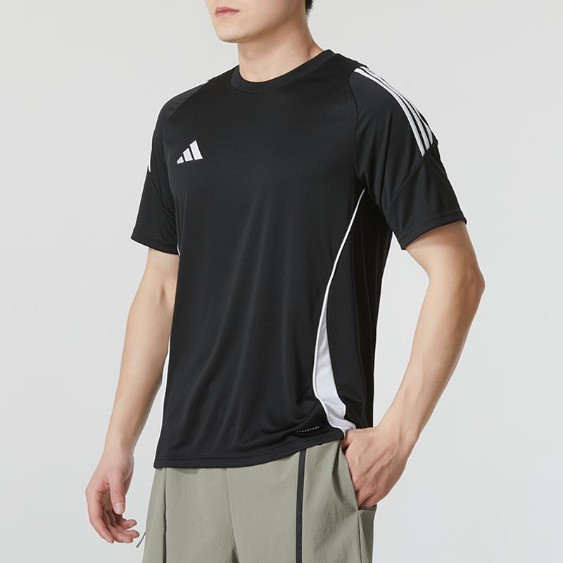 Adidas阿迪达斯足球运动服男装新款短袖球衣T恤IJ7676 ZP