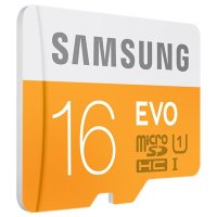 三星(SAMSUNG) microSD存储卡 16G(CLASS10 UHS-1 48MB/s) EVO升级版