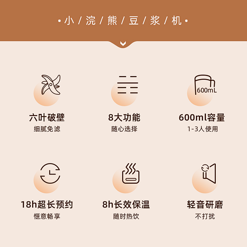 LOTOR豆浆机家用破壁机辅食机DJJ-70