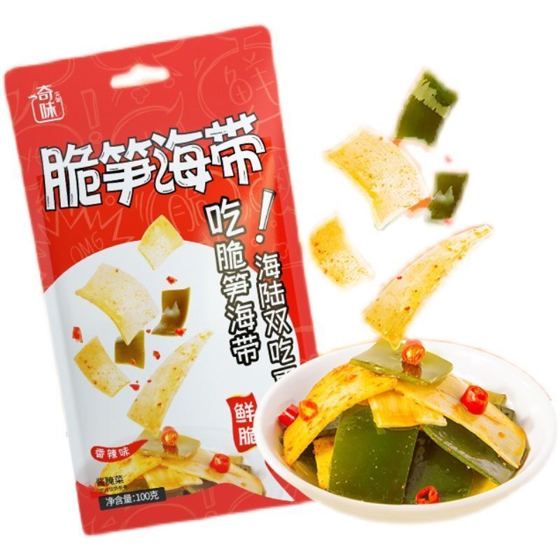 奇味尖叫/脆笋海带100g