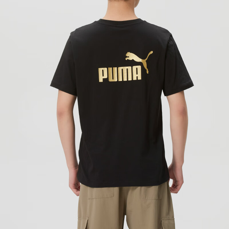 彪马（PUMA）男装新款运动短袖上衣跑步透气休闲宽松圆领T恤694448-01 ZP高清大图