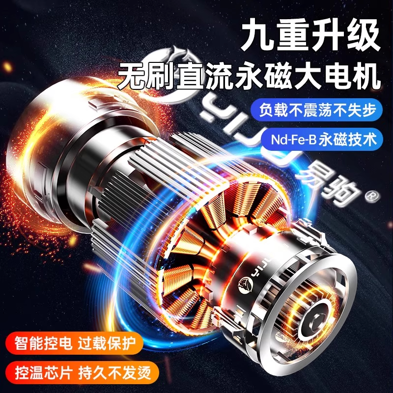 车载充气泵双缸大功率便携式带测胎压电动汽车轮胎打气泵4204高清大图