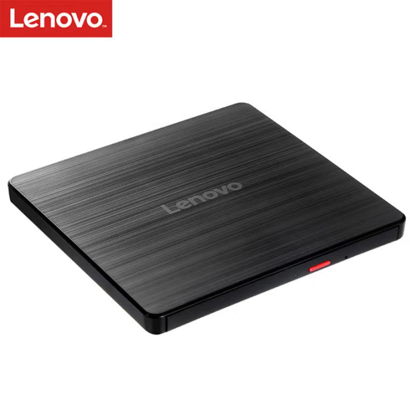 联想(Lenovo)8倍速 USB外置光驱 DVD外置刻录机 移动光驱 笔记本电脑便携光驱外置读刻一体黑色 GP70N图片