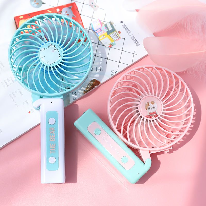 可充电usb小电风扇迷你可爱学生随身静音宿舍床上便携式手持拿扇