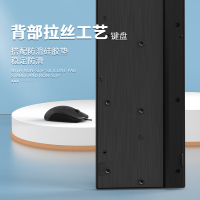 爱国者WQ2808有线电脑键盘鼠标套装游戏办公专用USB打字台式薄膜键鼠套装家用商务适用联想戴尔笔记本外接黑色