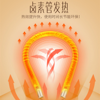 格力(GREE)取暖器 家用小太阳速热柔光电热扇 摇头送暖烤火炉 台地两用高度可调宿舍定时节能电暖器 FGH-10B