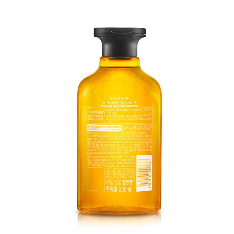 索薇娅(SOVYA) 山茶花莹润柔亮 氨基酸头皮养护香氛洗发水 300ml