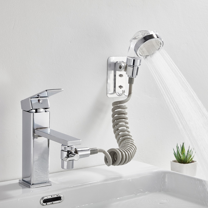 水龙头外接花洒冷热全铜卫生间面盆洗脸盆洗手盆拉伸洗头神器家用欧因