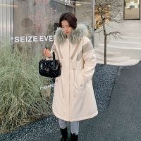 佚貌YIMAO 羽绒服女2021年冬季新款中长款韩版中长款90绒白鸭绒服女士羽绒服