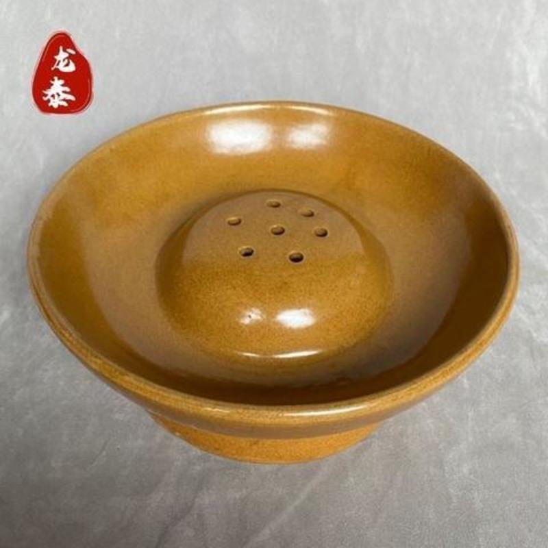 蒸碗() 蒸碗 蒸钵 带孔蒸菜碗 粉蒸肉专用 传统隔水土陶蒸菜器 土蒸笼