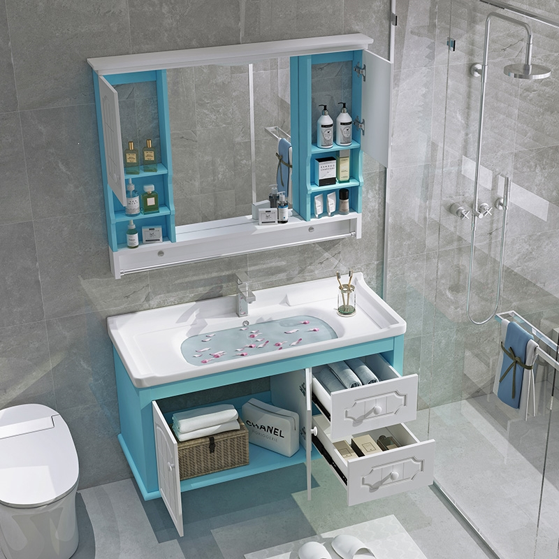 洗手盆柜组合卫浴套装闪电客浴室柜卫生间洗漱台洗脸盆柜洗脸池台盆