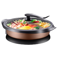 苏泊尔(SUPOR)电火锅家用 多功能电炒锅电煮锅不粘电饼铛煎烤机6L电热锅JJ34D801-180